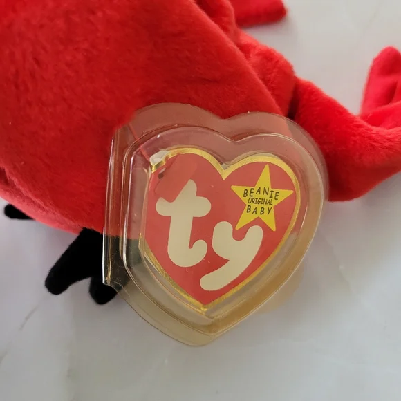 TY Beanie Baby Mac The Cardinal Bird With A Hologram On The Tush Tag Error - Picture 6 of 9